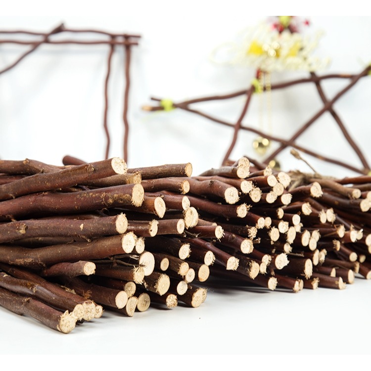 樹枝diy手工材料幼兒園墻面創意裝飾天然乾枯枝長短原木段幹樹枝-細節圖6