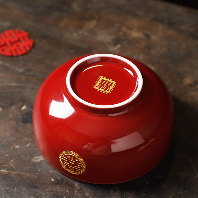 定製結婚禮物喜碗套裝麪碗高檔送閨蜜朋友禮品婚禮對碗筷婚慶用品-細節圖2