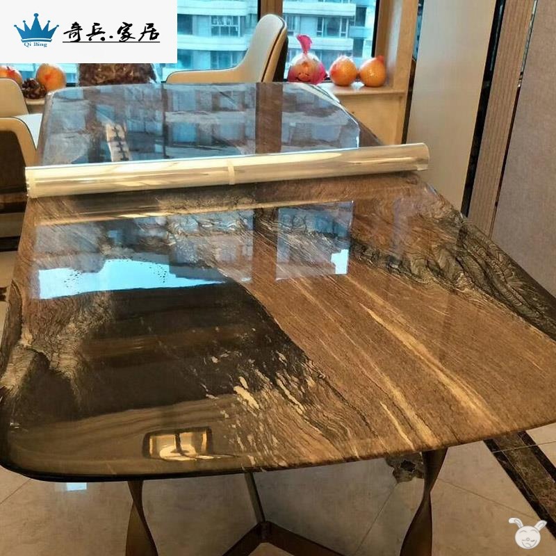傢俱貼膜保護膜神器桌子實木桌面餐桌臺面耐高溫高檔防燙透明硅膠-細節圖5