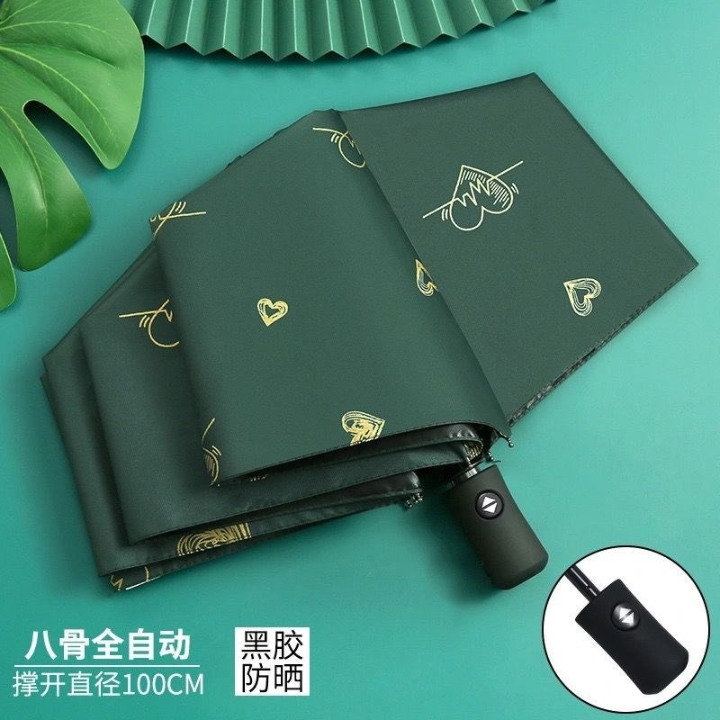 太陽傘防曬防紫外線男女遮陽小巧便攜超輕折疊晴雨傘兩用三折傘男-細節圖2