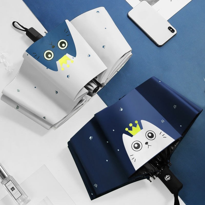 全自動晴雨傘女男太陽傘防曬防紫外線折疊小清新遮陽傘兩用ins傘-細節圖4