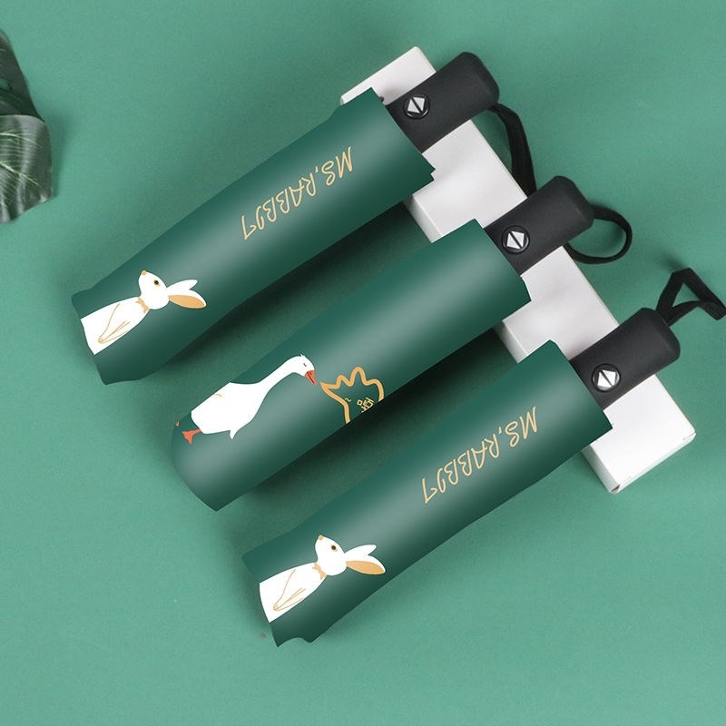 全自動晴雨傘女男太陽傘防曬防紫外線折疊小清新遮陽傘兩用ins傘-細節圖5