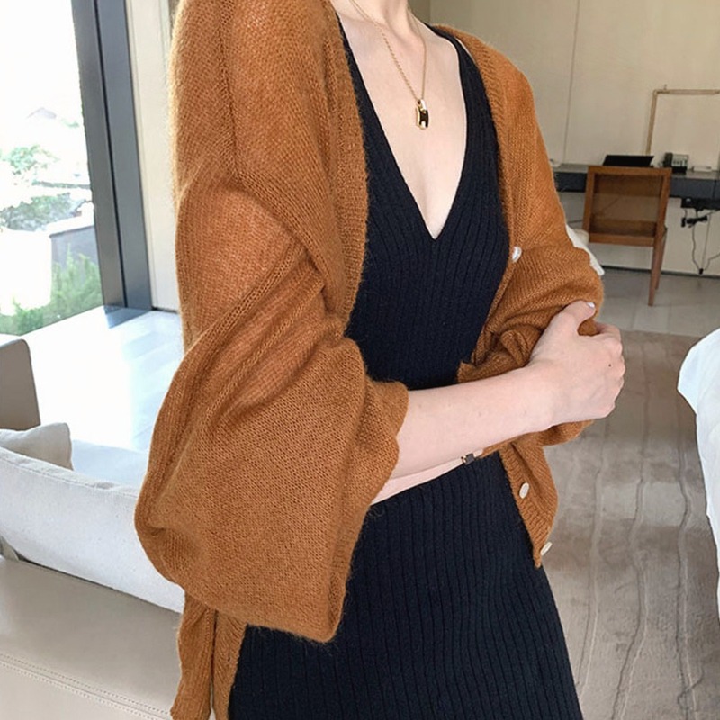 小個子針織吊帶連衣裙女夏緊身彈力打底包臀裙內搭中長款背心長裙-細節圖3