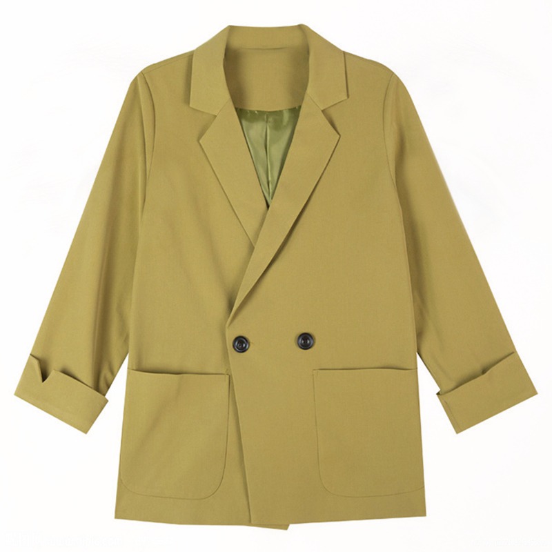 年春秋新款西裝外套女薄款大衣小個子短款西服早秋ins潮上衣-細節圖5
