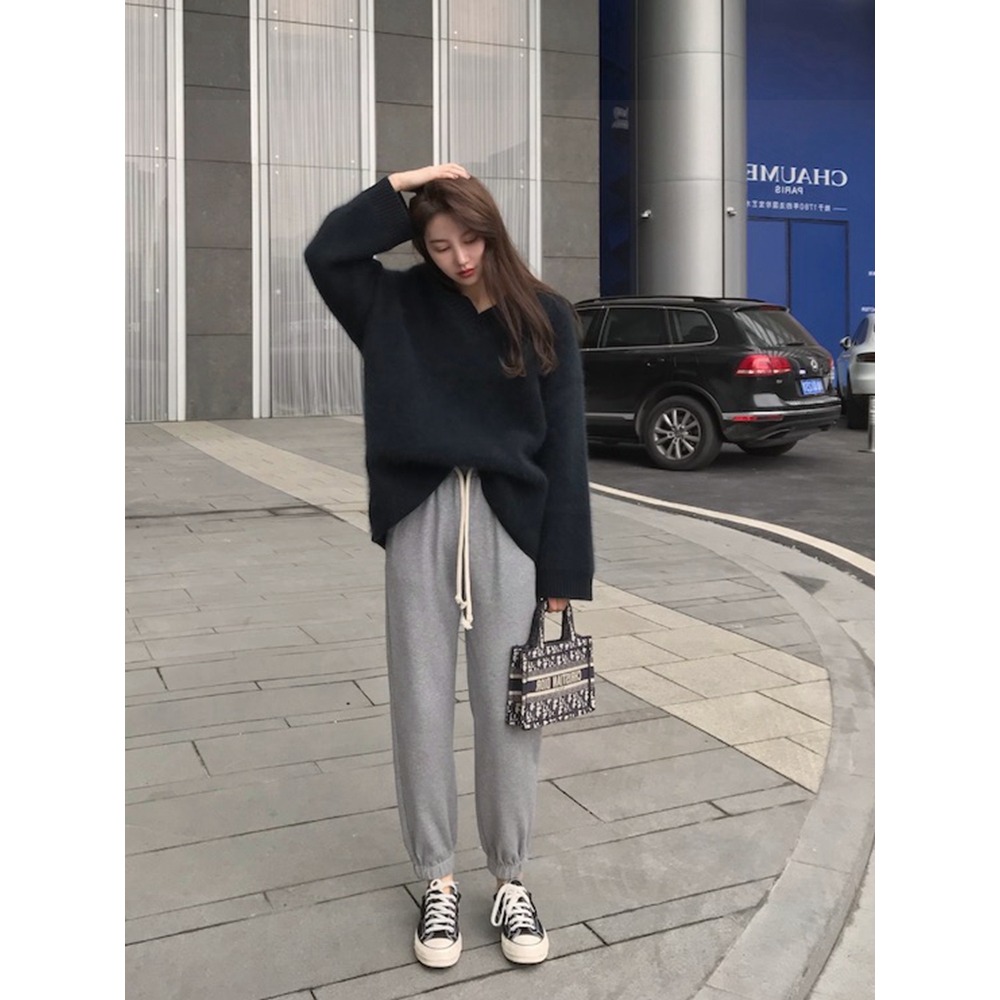 年新款慵懶風浣熊絨毛衣女秋冬季外穿加厚上衣設計感小眾爆款-細節圖3