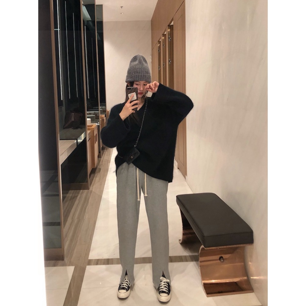 年新款慵懶風浣熊絨毛衣女秋冬季外穿加厚上衣設計感小眾爆款-細節圖5