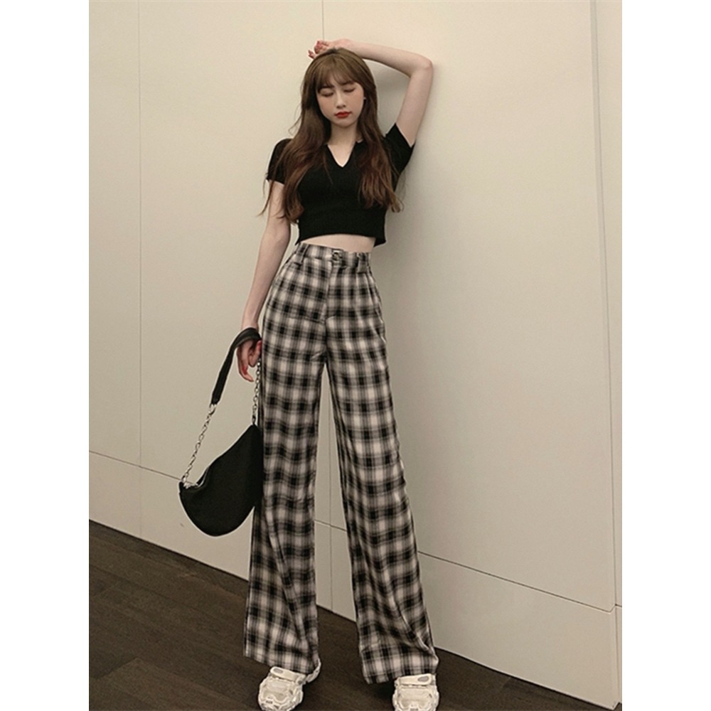 夏季洋氣減齡矮個子氣質辣妹小洋裝網紅職業早秋新款兩件套裝褲女-細節圖2