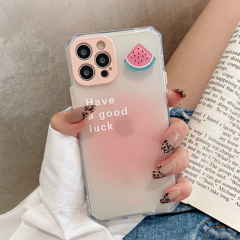 夏日清新旋轉水果適用iphone12pro max蘋果11手機殼iphonex軟硅膠xsmax情侶xr日韓8plus女7-細節圖3