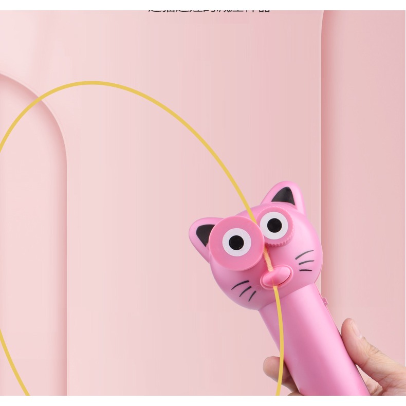 網紅同款繩子發射器玩具解壓男孩女孩4歲6空中飛行逗貓逗狗高速-細節圖9