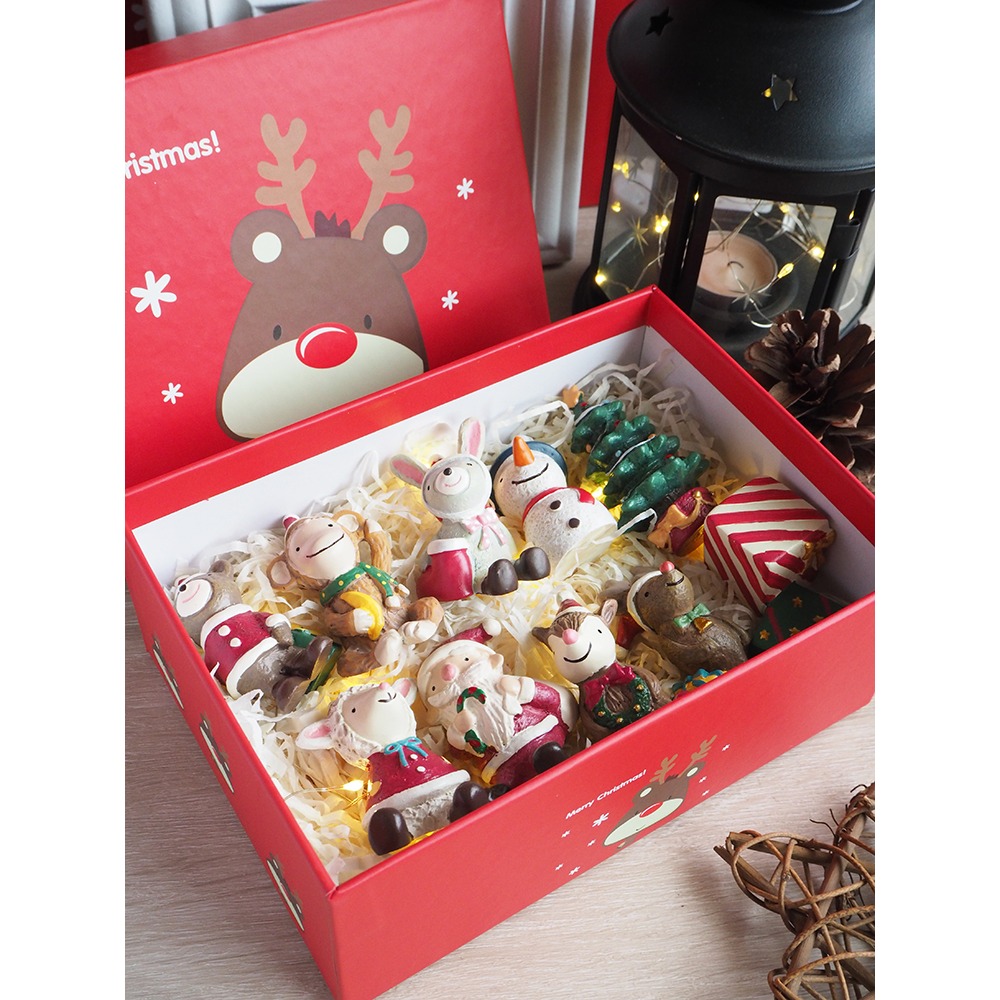 zakka仰望星空擺件小動物裝飾品禮物盒女孩生新年禮物兒童小禮品-細節圖5