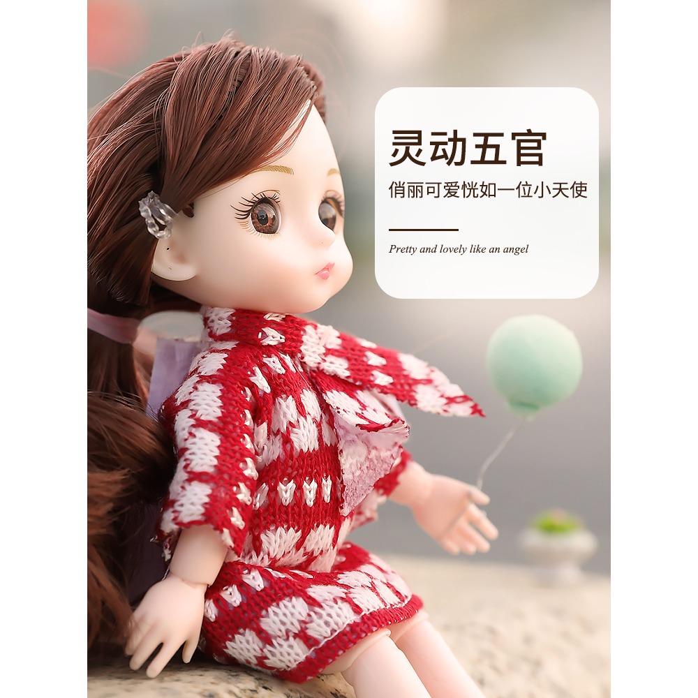 玨凰babi洋娃娃套裝超大禮盒女孩公主兒童玩具夢想豪宅大號單個布-細節圖4