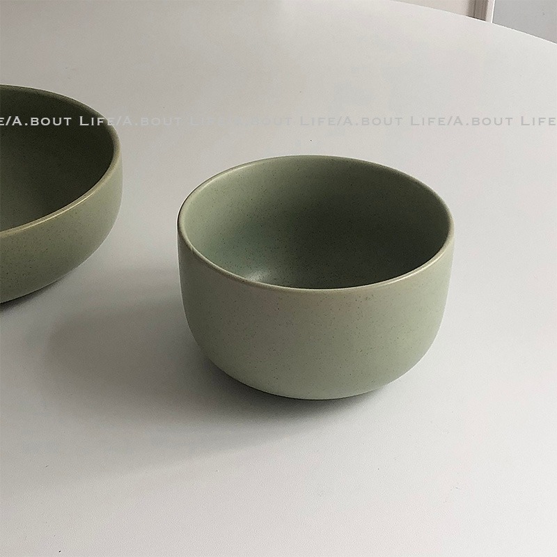 About Life-韓式拌飯碗圓潤豎邊碗ins風湯碗家用大號沙拉碗泡麪碗-細節圖6