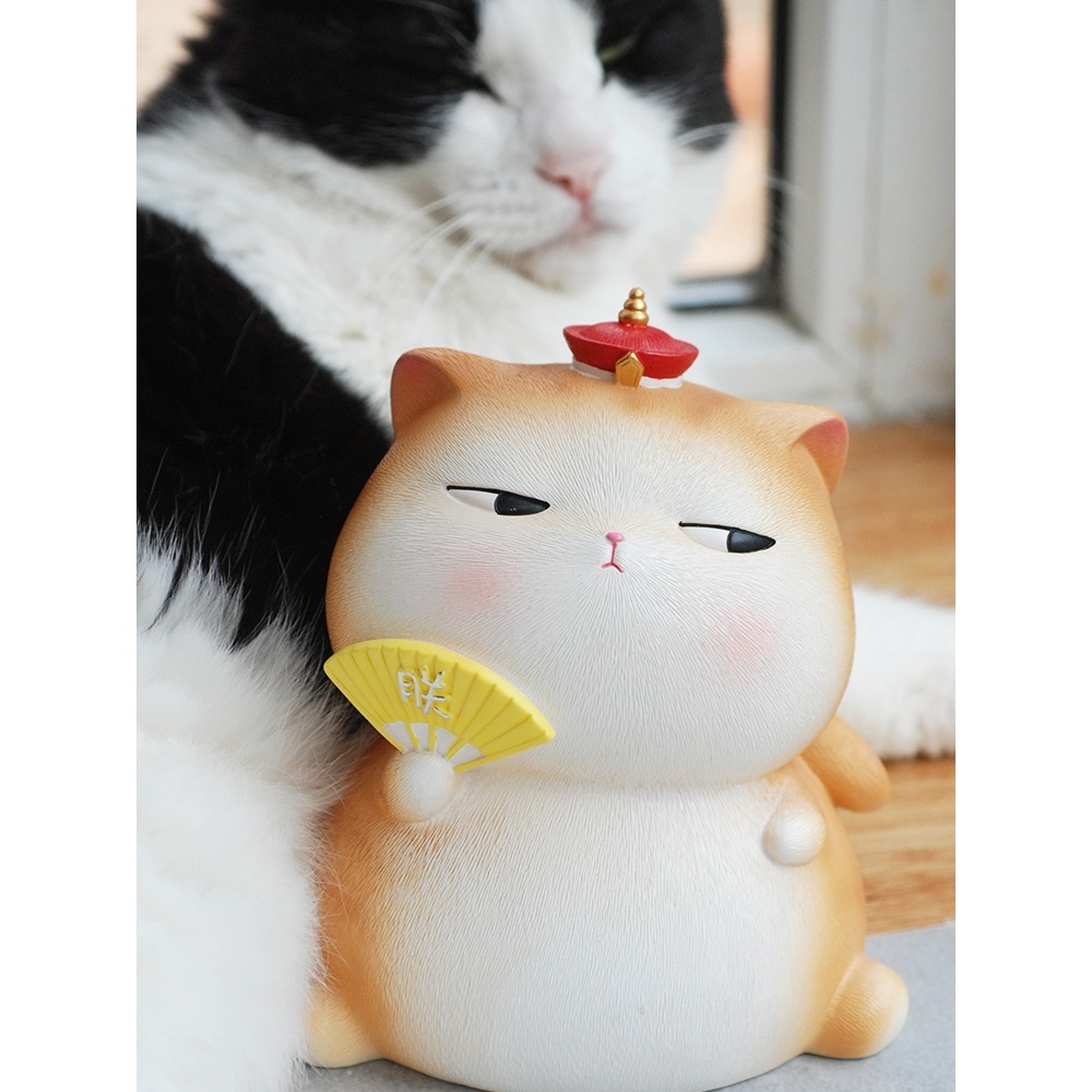 貓咪存錢罐大人用招財貓兒童男孩防摔網紅家用儲蓄罐女生禮物大號-細節圖3