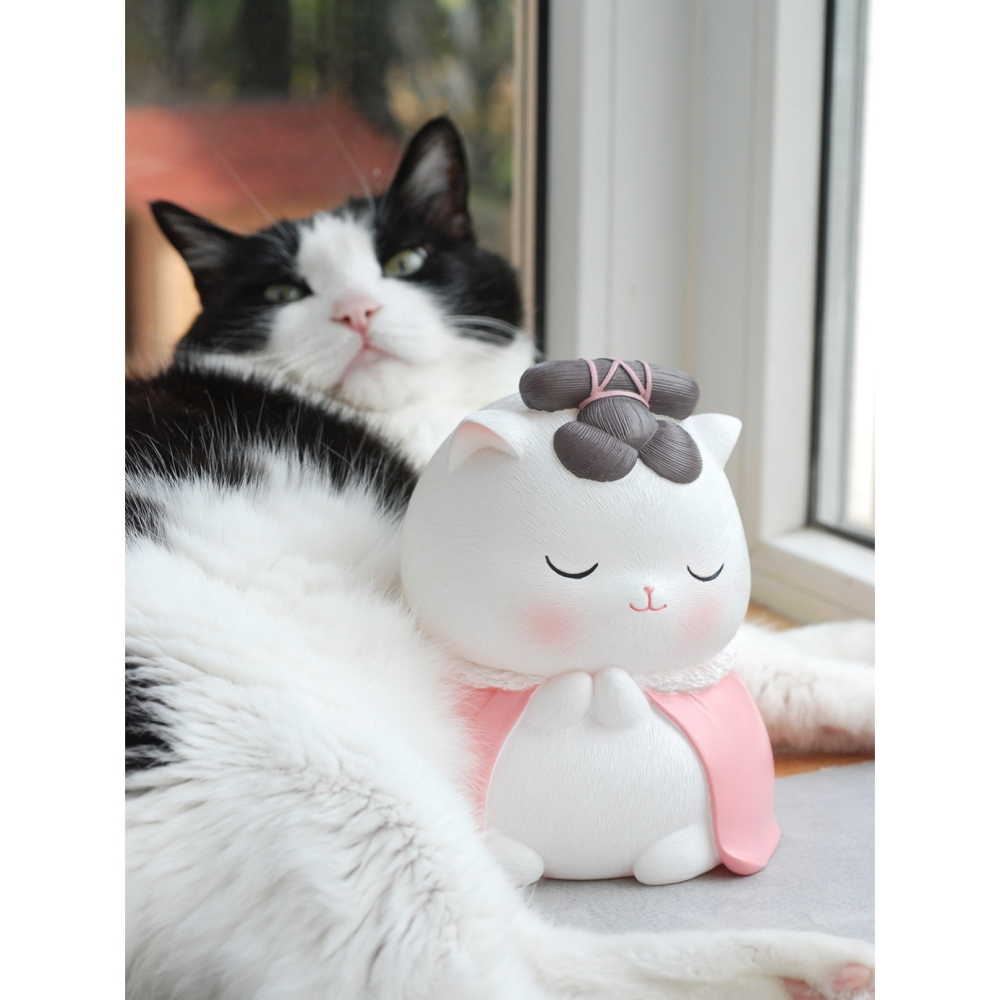 貓咪存錢罐大人用招財貓兒童男孩防摔網紅家用儲蓄罐女生禮物大號-細節圖4