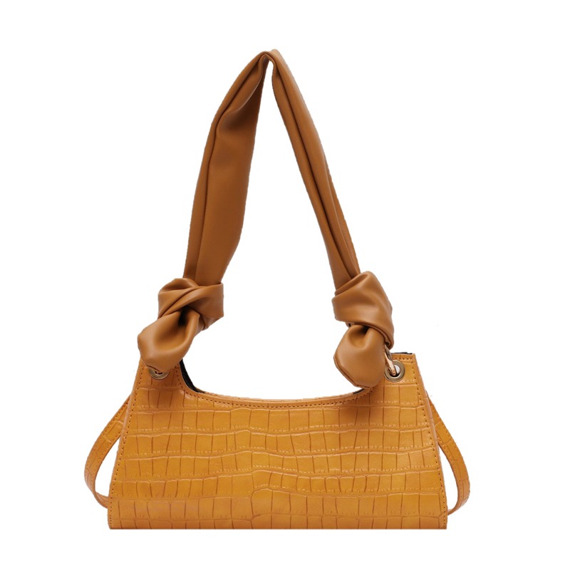 洋氣法國小眾上新高級質感流行百搭斜挎包女2021新款鱷魚紋腋下包-細節圖5