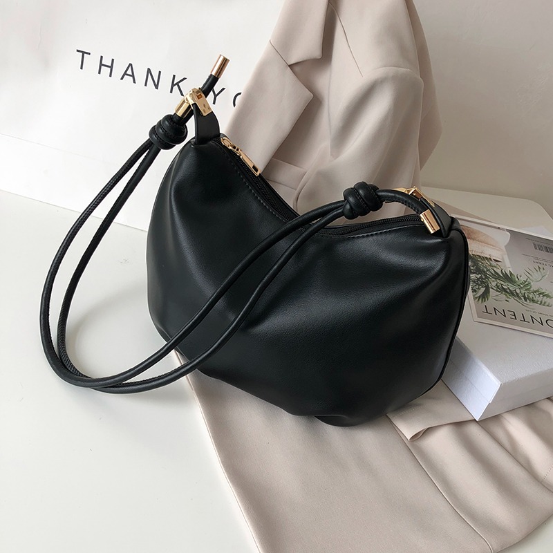 上新高級質感斜挎包小眾設計感2021新款ins奶茶色大容量單肩包女-細節圖2