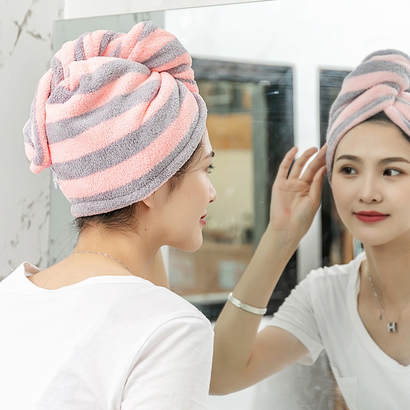 幹發帽包頭超強吸水女可愛浴帽幹發巾洗頭發的速乾毛巾頭發速幹帽-細節圖3