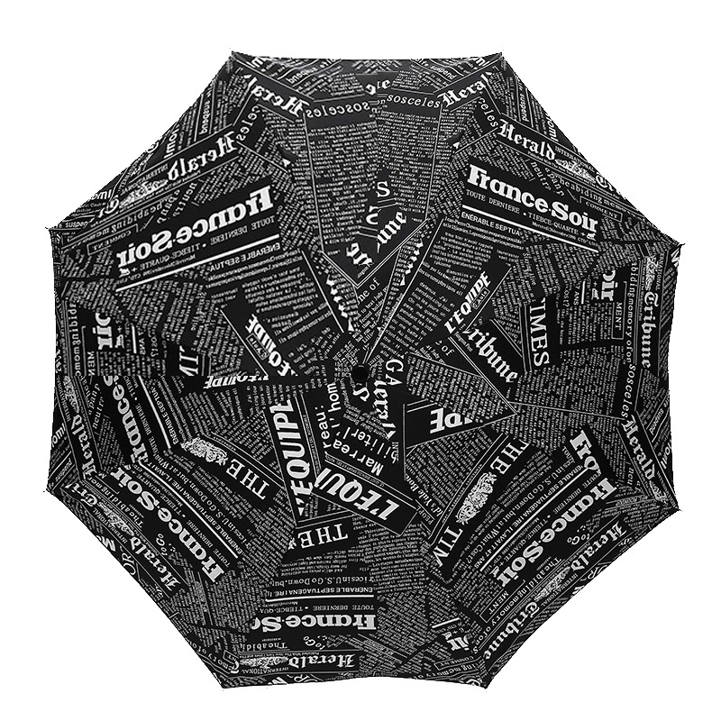 創意個性雨傘報紙折疊晴雨兩用學生傘男女遮陽太陽傘女防曬傘ins-細節圖3