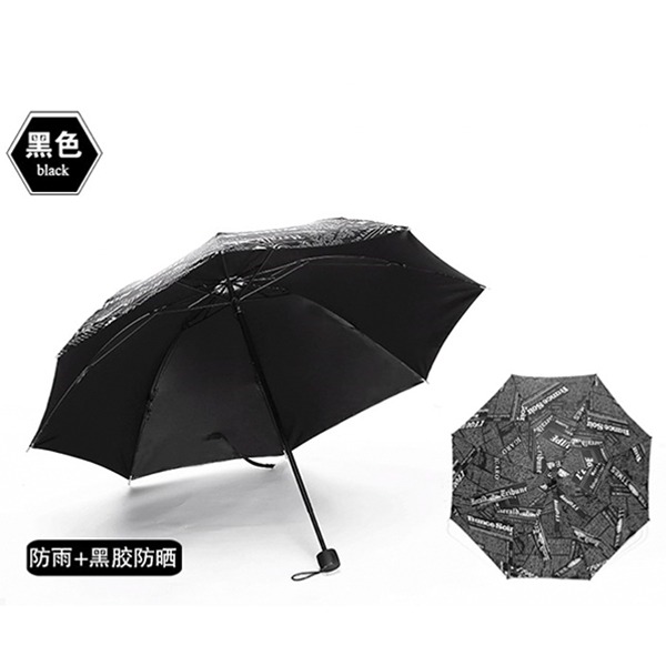 創意個性雨傘報紙折疊晴雨兩用學生傘男女遮陽太陽傘女防曬傘ins-細節圖6