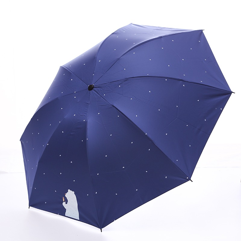 卡通晴雨傘兩用折疊黑膠防紫外線太陽傘遮陽防?小清新學生日系女-細節圖7