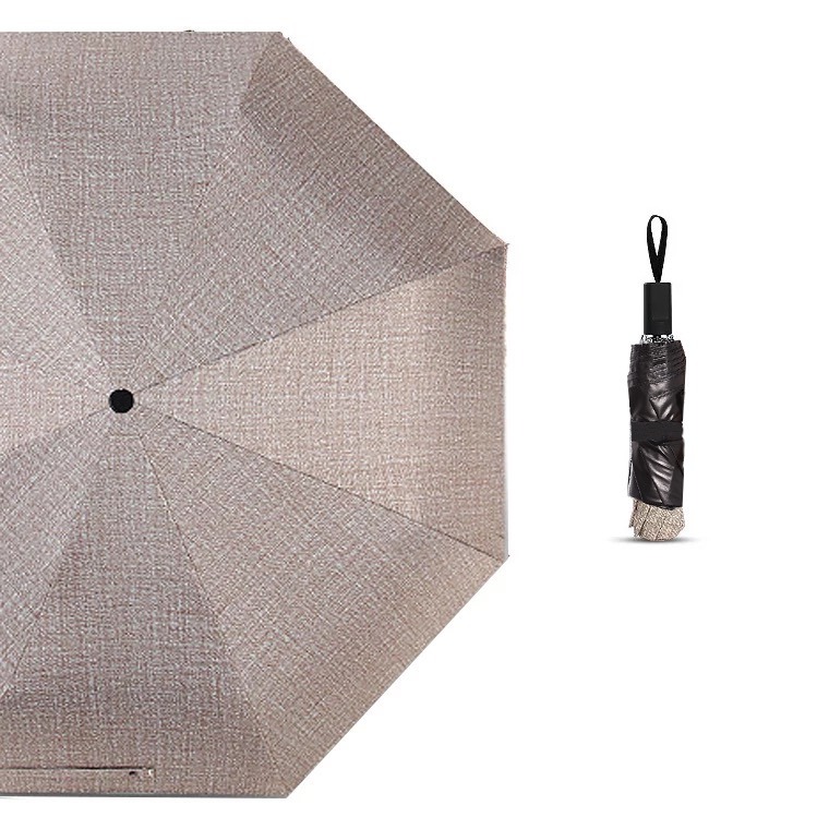 簡約全自動雨傘折疊加固黑膠防曬三折傘男女商務晴雨兩用學生創意-細節圖9