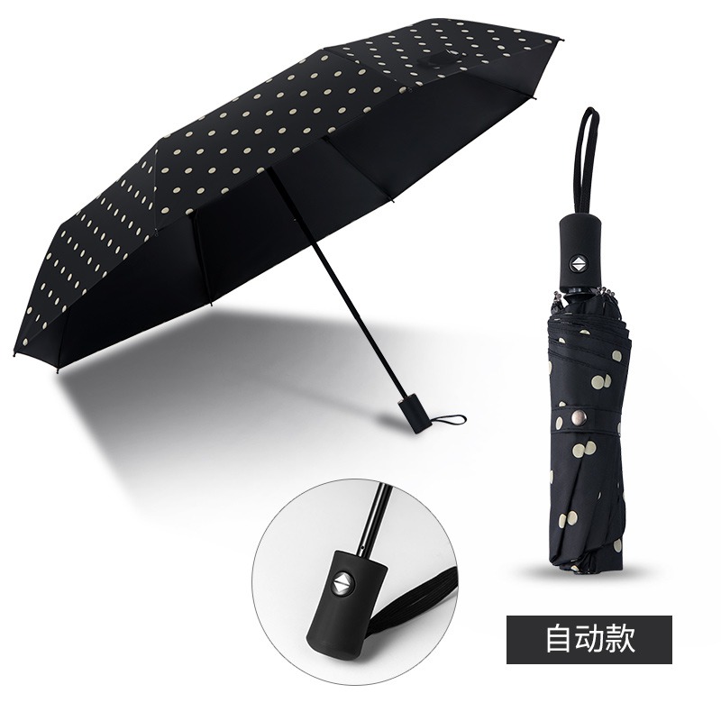 小清新晴雨傘兩用折疊 ins韓國全自動男女太陽傘防曬防紫外線遮陽-細節圖8