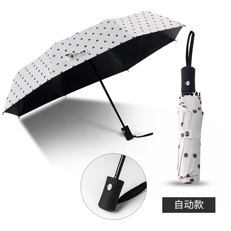 小清新晴雨傘兩用折疊 ins韓國全自動男女太陽傘防曬防紫外線遮陽-細節圖9