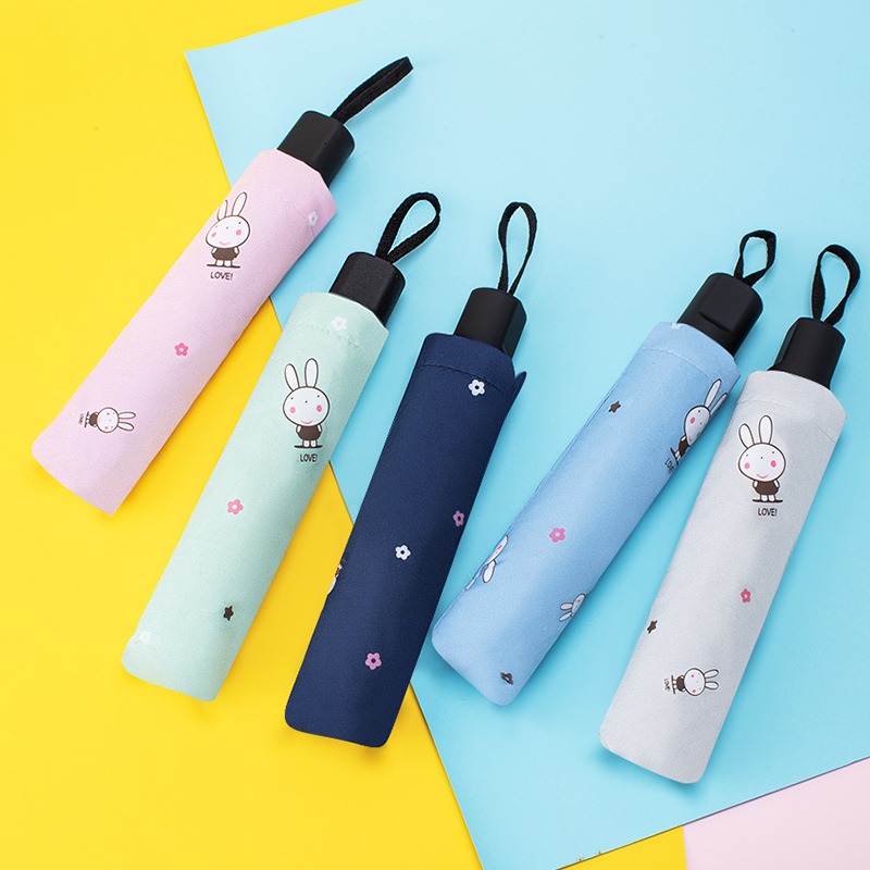 全自動晴雨傘女小清新折疊傘防曬傘防紫外線太陽傘遮陽傘兩用學生-細節圖3