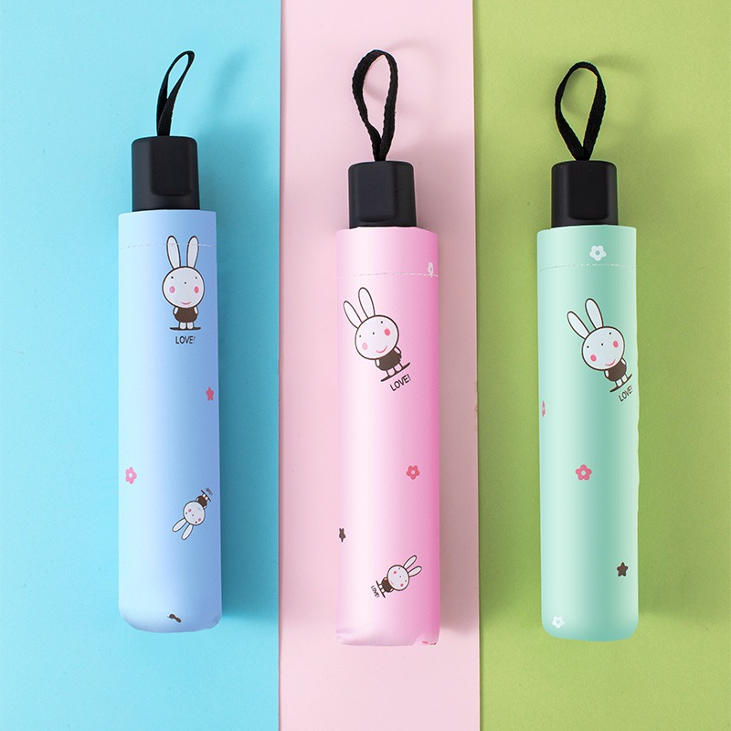 全自動晴雨傘女小清新折疊傘防曬傘防紫外線太陽傘遮陽傘兩用學生-細節圖4