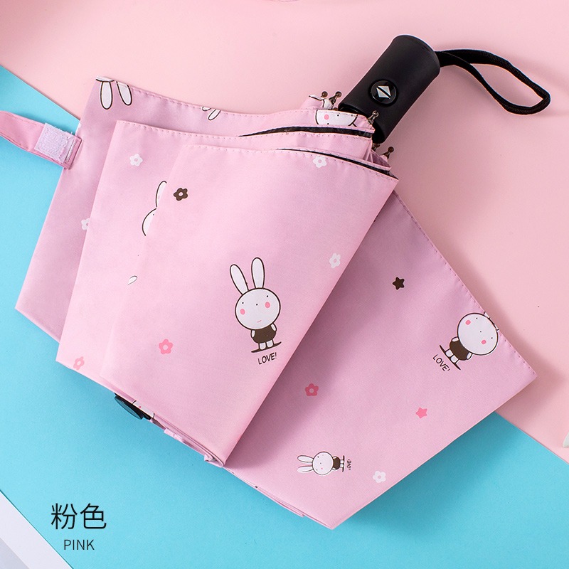 全自動晴雨傘女小清新折疊傘防曬傘防紫外線太陽傘遮陽傘兩用學生-細節圖10