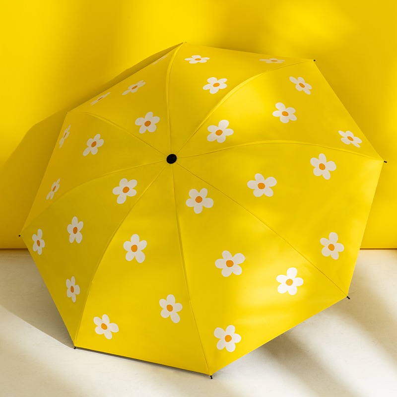 少女心晴雨傘S女學生韓版折疊太陽傘兩用防曬防紫外線ins泫雅風-細節圖4