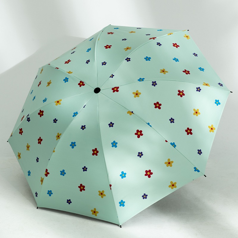 少女心晴雨傘S女學生韓版折疊太陽傘兩用防曬防紫外線ins泫雅風-細節圖5