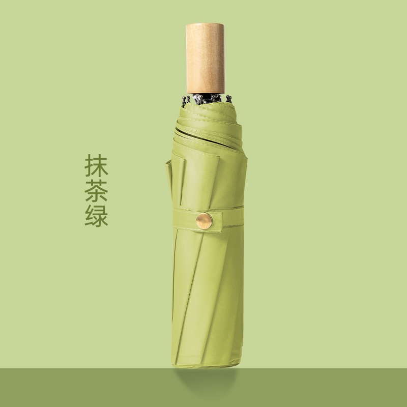 ins簡約雨傘女折疊晴雨傘兩用太陽傘防曬防紫外線日系學生遮陽傘-細節圖6