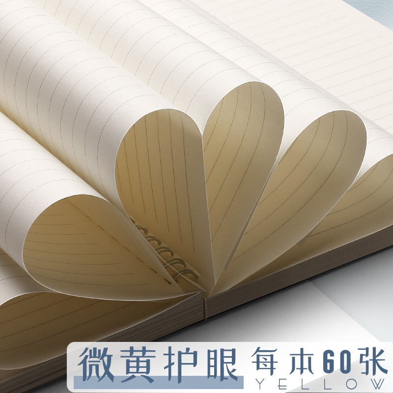簡繁線圈筆記本子b5大學生文藝精緻簡約ins風大號a4橫線考研專用練習作業小學生記錄記事本女生a5中學生加厚-細節圖4