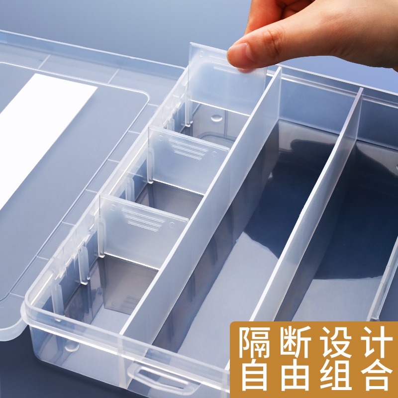 素描筆盒美術生畫畫繪畫用品工具套裝大容量彩鉛初中生畫筆盒子鉛筆盒簡約收納炭筆專用透明塑料多功能卷筆簾-細節圖3