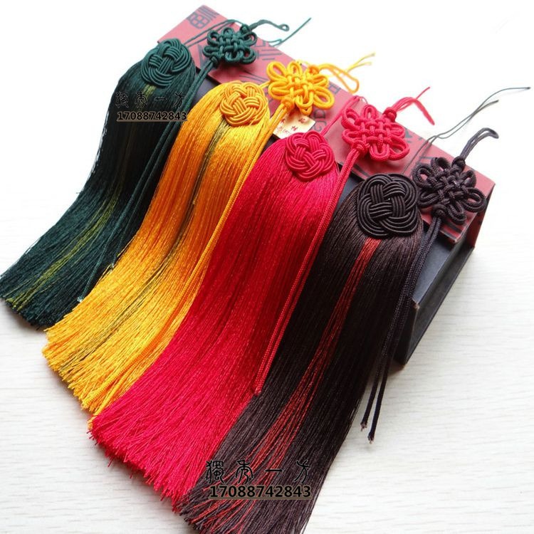 純手工編織大號汽車掛件中國結套裝金錢扣線繩掛件吊繩精品-細節圖6