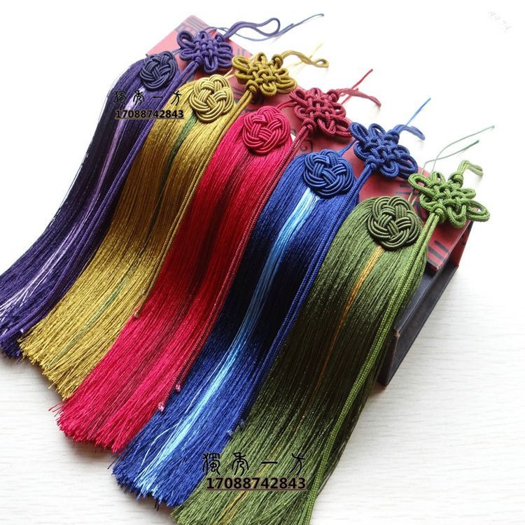 純手工編織大號汽車掛件中國結套裝金錢扣線繩掛件吊繩精品-細節圖7