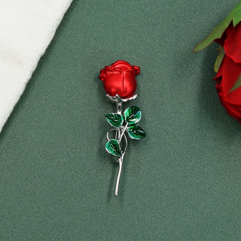 小王子的玫瑰花胸針高檔復古別針男女新潮氣質百搭西裝配飾品禮物-細節圖8