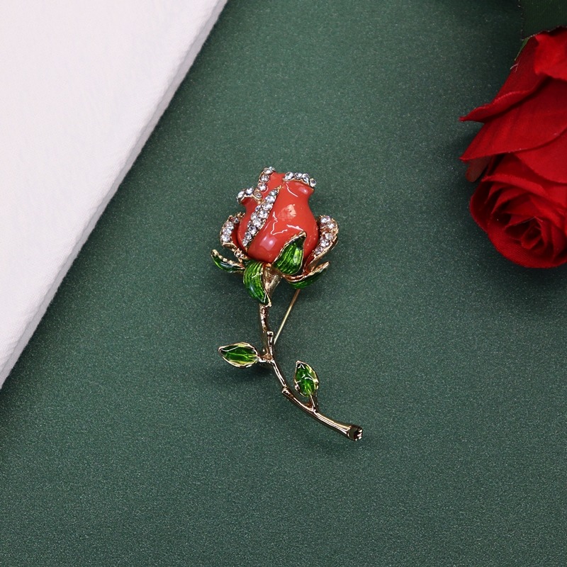 小王子的玫瑰花胸針高檔復古別針男女新潮氣質百搭西裝配飾品禮物-細節圖10