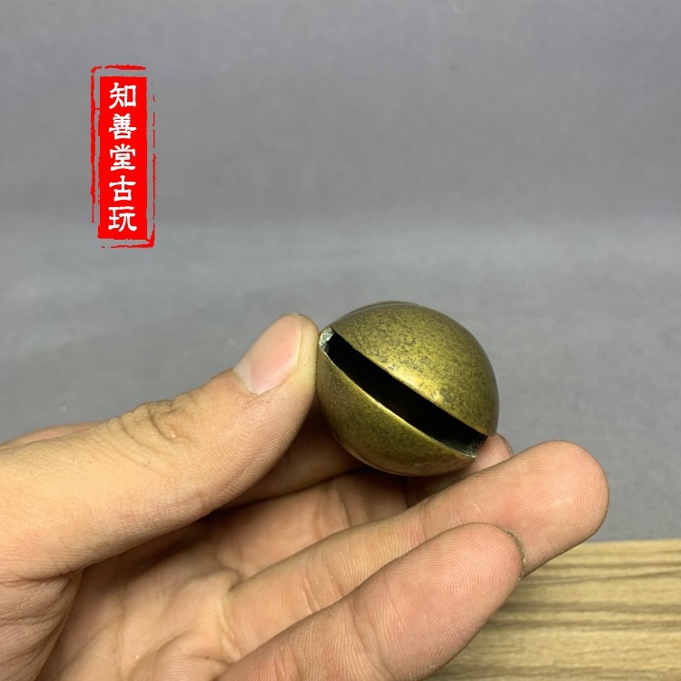 仿古雜項收藏古代財運鈴鐺掛鈴銅鈴鐺馬鈴鐺財運小中大號動物鈴鐺-細節圖9