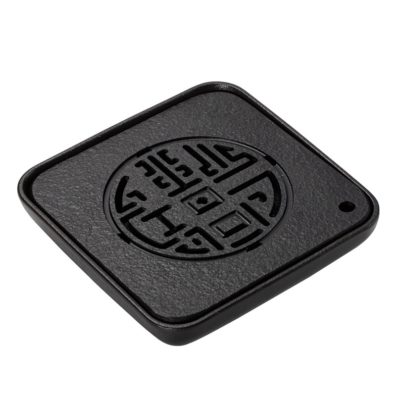 黑陶幹泡盤烏金石頭茶臺陶瓷家用天然簡約小型蓄水式日式輕奢茶海-細節圖2
