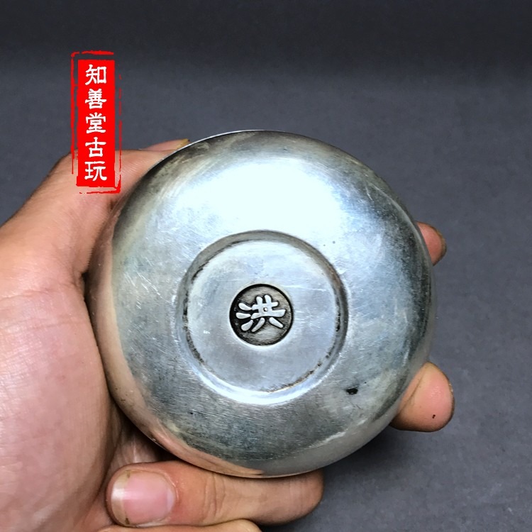 古玩雜項收藏仿古薰香爐五福臨門薰香爐墨盒五福臨門墨盒銅香爐-細節圖8