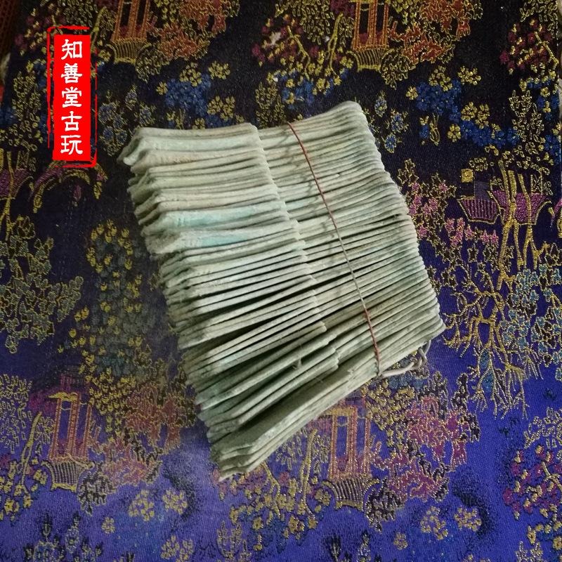 仿古古玩花錢銅錢收藏古幣古錢庫幣古錢幣銅庫幣厭勝錢戰國 刀幣-細節圖8