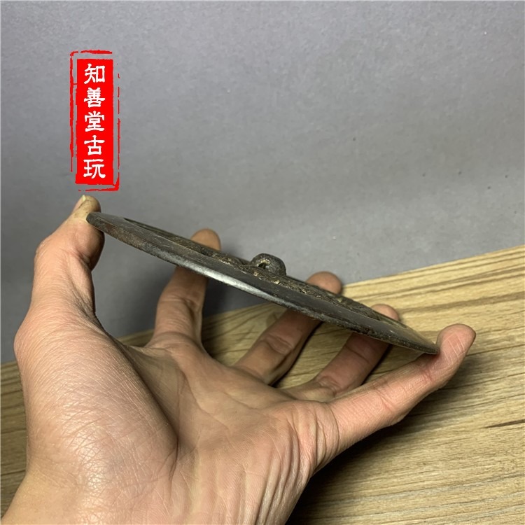 銅鏡 人物銅鏡 仿古銅鏡 老鏡子 青銅鏡子 仿古工藝品 古玩收藏-細節圖4