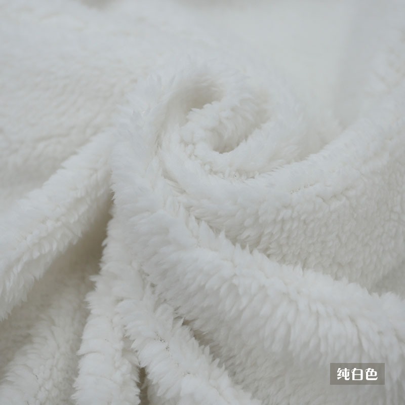 羊羔毛布料加厚秋冬外套里布毛絨鞋帽保暖裏襯服裝面料手工玩偶布-細節圖5