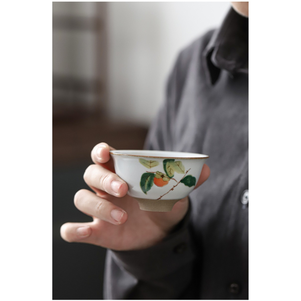 汝窯便攜式茶具旅行套裝隨身收納包日式戶外功夫茶快客杯一壺兩杯-細節圖10