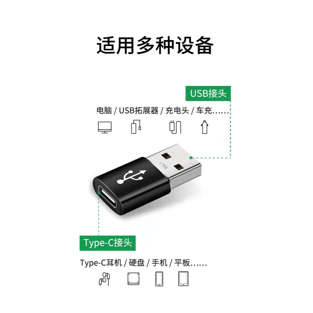 USB3.0轉typec公母轉接頭Type-C轉otg蘋果iPhone手機12/11pro平板電腦車載筆記本typec轉-細節圖10