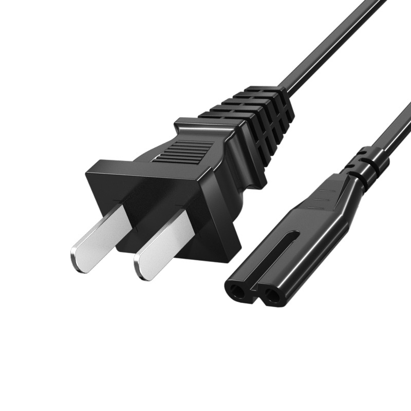 8字尾電源線2芯臺燈充電線雙孔音響電視機兩孔/插顯示器PS4◆純銅-細節圖3