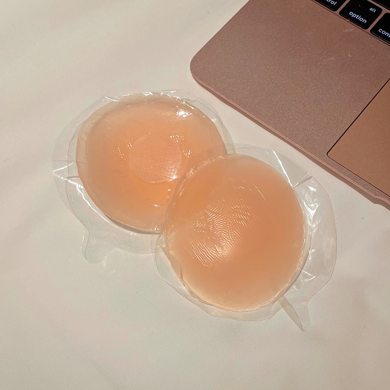 防凸點隱形乳貼薄款透氣無肩帶婚紗禮服吊帶專用防走光硅膠胸貼女-細節圖6