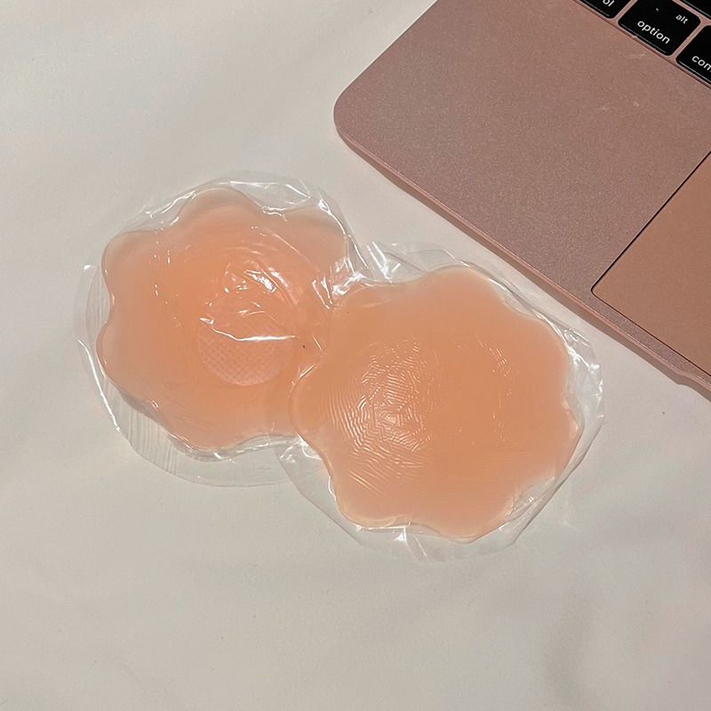 防凸點隱形乳貼薄款透氣無肩帶婚紗禮服吊帶專用防走光硅膠胸貼女-細節圖7